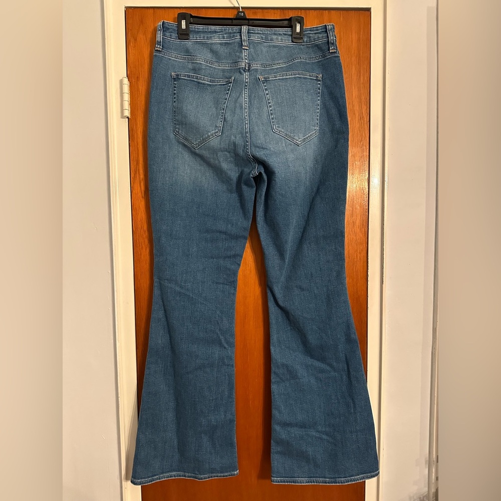 J. Crew Skinny Flare Jeans in Classic Blue - Picture 2 of 5
